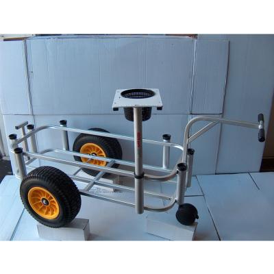 China Fishing A Cart Frame Aluminum With Poly Wheel Tires for sale