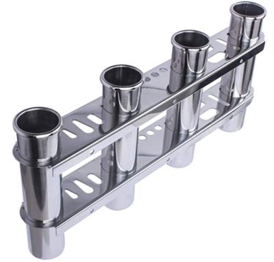 China 4 Tube Fishing Rod Holder Stainless Steel Cq040 for sale