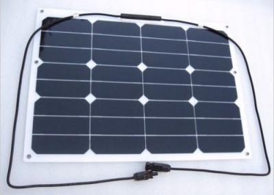 China 30W Electric Car / Roof Flexible RV Solar Panels Aerodynamic Durable for sale