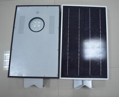 China 15 Watt LED Solar Powered Outside Lights Efficient Uniform Light Color for sale