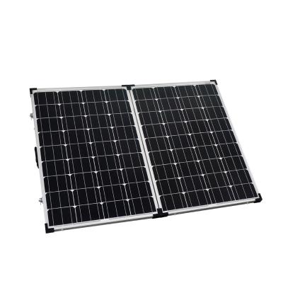 China High Efficiency Solar Panel Waterproof 2 x 100W Low Iron Tempered Glass for sale