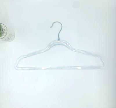 China Bathroom factory manufactures wholesale acrylic hanger glitter hangers for sale