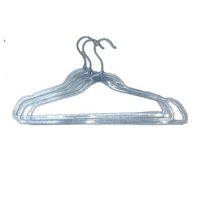 China Bathroom housekeeping clothing store with luxury traceless acrylic crystal light coat hanger dry and wet dual-use coat hanger for sale