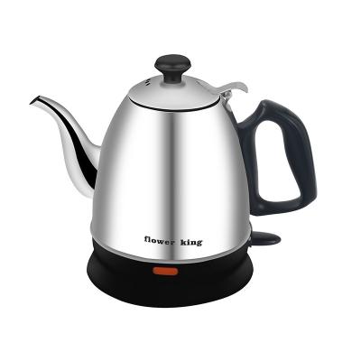 China 360 Degree 220v Appliances 1.2l Kettle Hot Water Boiler Stainless Steel Low Rotation Household Electric Tea Kettle for sale