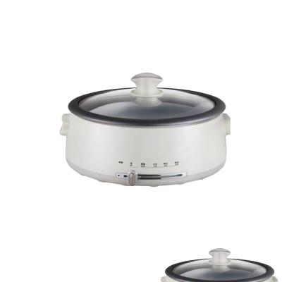 China Wholesale Electric Multi Pot Cooking Round Non- Stick Lid Large Purpose Electric Cooker Hot Pot for sale