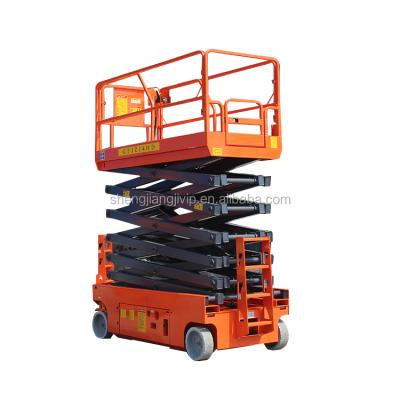 China 10m Self Propelled Hydraulic Mobile Electric Self Driven Battery Power Scissor Lift With High Quality for sale