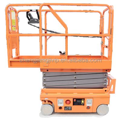 China China 350kg Platform Self Propelled Hydraulic Mobile Lift Mini Electric Scissor Lift 6m 8m 10m 12m 14m for sale