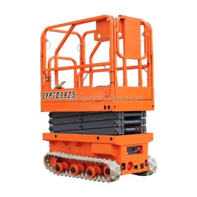 China Easy Operation Electric Hydraulic Crawler Scissor Lift On Tracks /Diesel Tracked Scissor Lift With Factory Wholesale Price for sale