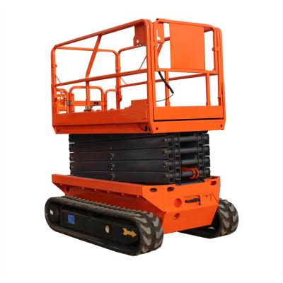 China Easy Operation Rough Terrain Crawler Scissor Lift Battery Center Hydraulic Scissor Lift on Tracks for sale