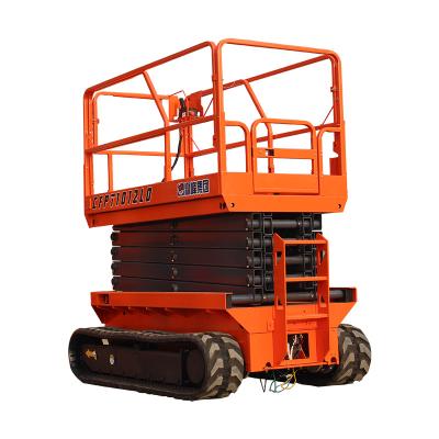 China New Design Easy Operation Rough Terrain Crawler Outdoor Scissor Lift Best Selling for sale