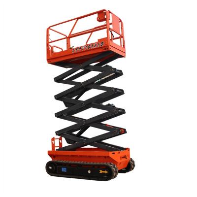 China Tracked Easy Operation 4-16M Cheap Price Self Propelled Crawler Electric Scissor Lift for sale