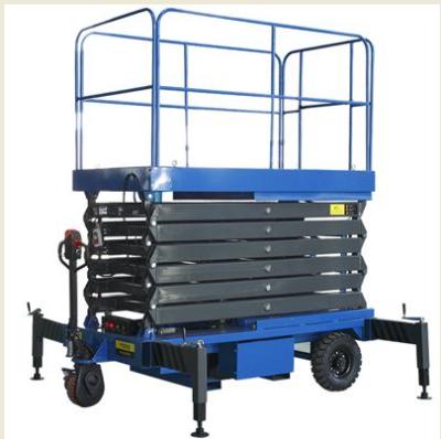 China Safety Easy Operation Towable Hydraulic Mobile Electric Scissor Lift For Sale for sale