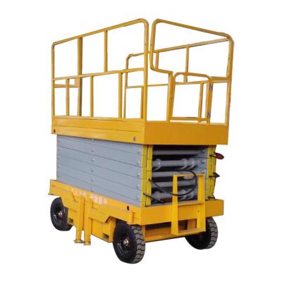 China Factory Direct Sale Shandong Convenience Safety Operation Electric Mobile Scissor Lift 6m Easy Lift Height For Scaffolding And Cladding for sale