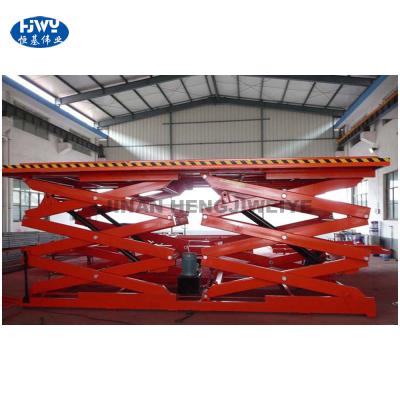 China High Quality Fixed Safety Easy Operation Scissor Lift Platform Warehouse Car Lift for sale