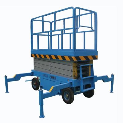 China Safety Convenience SJY 0.5-10 Height Easy Automatic Mobile Lift Hydraulic Self Propelled Scissor Lift For Sale for sale