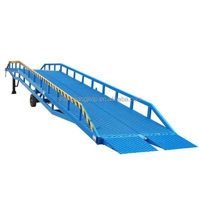 China Easy Operation Safety Convenience 6-15T Load Ramp Forklift Steel Loading Ramps For Sale for sale