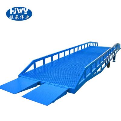 China Garment Shops 10 Ton Factory Direct Sales Warehouse Loading Ramp Hydraulic Dock Leveler for sale