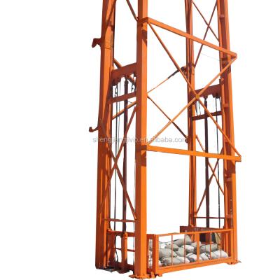 China Factory Supply Easy Chain Rail Guide Cargo Lift Industrial Electric Convenience Safety Operation Ladder for sale