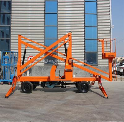 China Easy Lift Platform Folding Boom Lift Convenience Safety Operation Hydraulic Articulating Mobile Elevator Electric Spider Lifter for sale