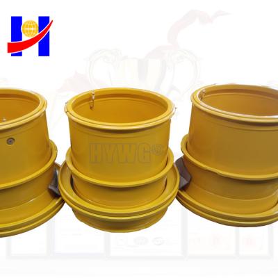 China Flash welding 2020 new service provider price 25-17.00/2.0 construction machinery parts wheel rim for theft. L90H CAT950H/CAT938G 20.5-25 for sale