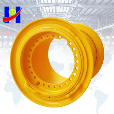 China Flash weld otr wheel supplier china tire size 37.25-35 35 type 35-31.00/4.0 inch steel otr wheel rim 5pc for sale