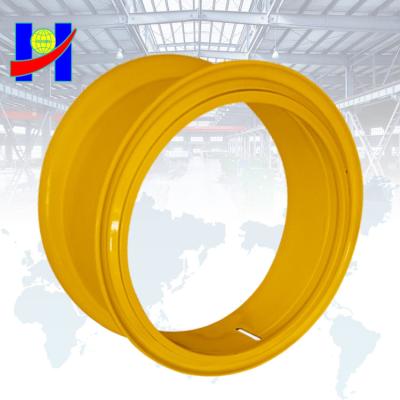 China Welding Wheel Rim Manufacturer China Snap Pulling Tire Size 41.25-39 39 Type 39-32.00/4.5 Inch OTR Wheel 5pc Steel Rim for sale