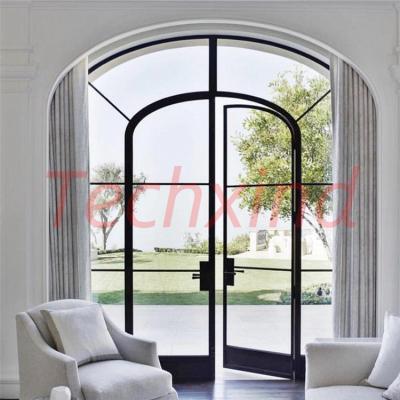 China Sliding Style Waterproof Glass Front Colored Black Interior Doors Compound Shower Barn for sale