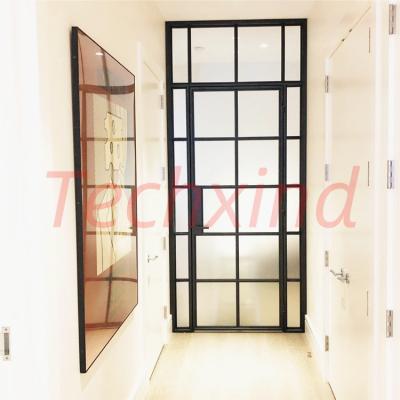 China Storm 2022 Weatherproof Cheap Exterior Pivot Front Main Hall Double Doors Fiberglass Entry Modern Design for sale