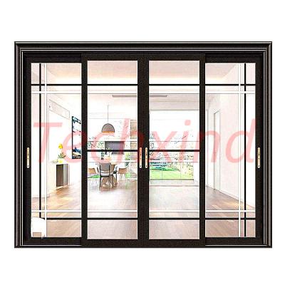 China Heat Insulation Backyard Replacement Cheap Glass Barnyard Aluminum Sliding Accordion Doors for sale