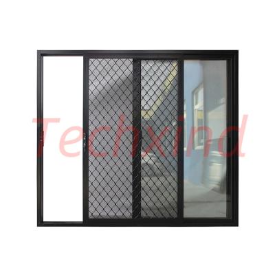 China Barn Double Hinge Bifold Bedroom Thermal Insulation 28 x 80 Automatic Aluminum Screen Patio Doors for sale