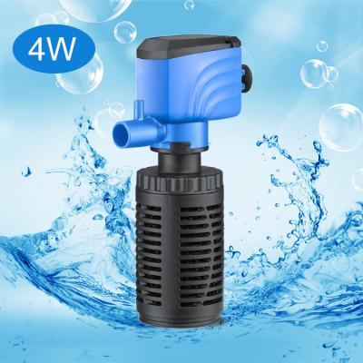 China Xinxiu Aquarium Silent Circulation Small 4w Viable Pump Multifunctional 450 L/H Aquarium Bio Filter for sale