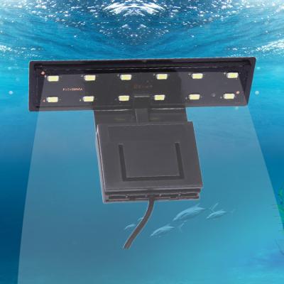 China High Quality Super Slim PVC Clip On Aquarium Led Light 6w Aquarium Planted Light For Fish Tank for sale