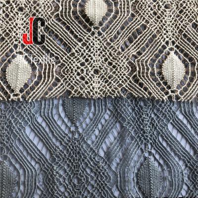 China 2021 New Products Sustainable Lace Italy Nylon Cotton Knitting Fabric And Textile For Apparel for sale