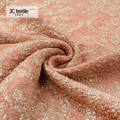 China Super Soft Customized Stretch Beautiful China Supplier Gold Foil Fabric for sale