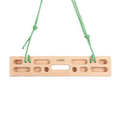 China Boxwood Grip strength board back plate home fitness equipment boxwood balance climbing board Athletic training board pull-up hanging for sale