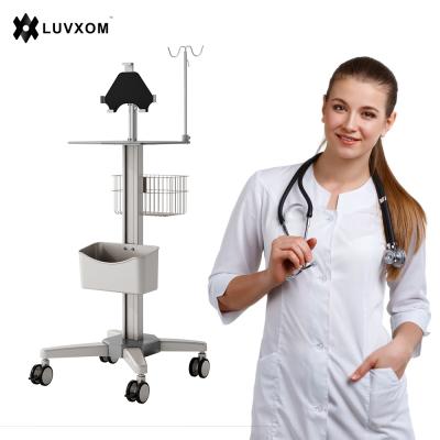 China Height Adjustable LX-DC-017 High Quality No Lifting Trolley Medical Trolley Tablet Cart Hospital Trolley Hot Selling for sale