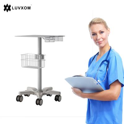 China Hospital LX-EC-006 Height Adjustable Single Ultrasonic Trolley Cart Low Price Factory Price No Lifting for sale