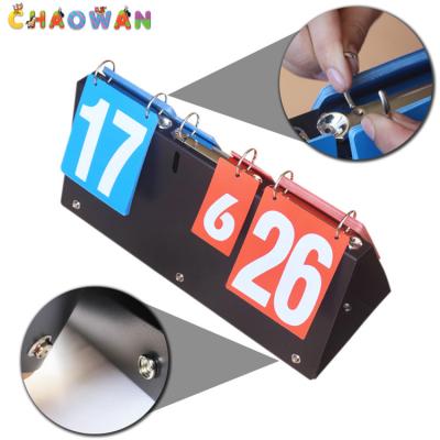 China 2022 Wholesale Folding.durable factory basketball scoreboard table tennis folding scoreboard billiards flip board for sale