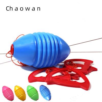 China 2020 Wholesale Plastic Factory Family Fun Sports Shuttle Double Rope Toy Ball Pull Ball Training Fitness Equipment for sale