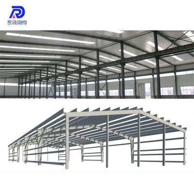 China Workshop Steel Low Cost Industrial Thrown Drawing Warehouse Steel Structure for sale