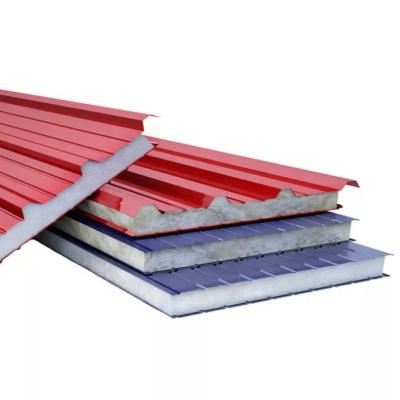 China Traditional EPS Foam Wall Prefabricated House Sandwich Panels Metal Roofing Sheets Sandwich Panel for sale