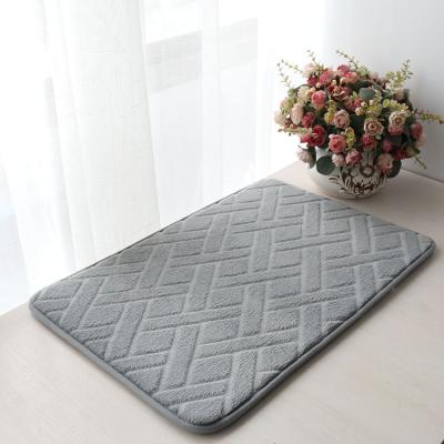 China Decorative Washable Soft Touch (CHAKME) Printing Thick Eco-Friendly Modern Bath Mat Sustainable for sale