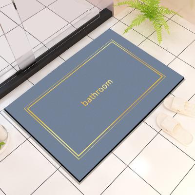 China Home Entrance Toilet Shower Mat (CHAKME) Door Mat Foot Mat Super Absorbent Bathroom Mat Nappa Quick Drying Non-Slip Viable Bath Covers for sale