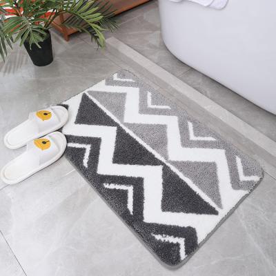 China Non Slip Custom (CHAKME) Non Slip Non Slip Amazon Use Soft Plush Anti-Slip Bath Mat Bath Rug for sale