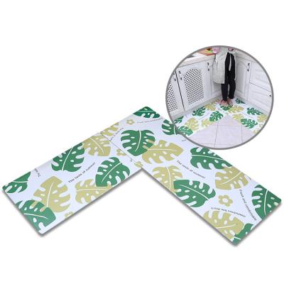 China (CHAKME) Anti Slip Anti Fatigue Wholesale Cleaning Kitchen Mat With Printed for sale