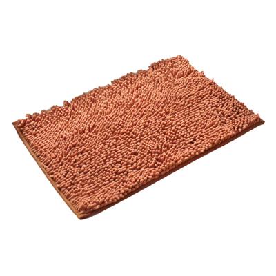 China (CHAKME) Shaggy Microfiber Chenille Bath Mat Waterproof Super Soft Non Slip for sale