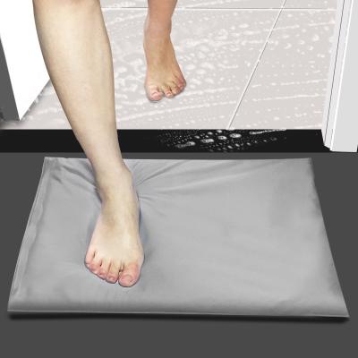 China Water Washable Soft Absorbent Quick-drying Water Washable Soft Absorbent Quick-Drying Mud Diatom Algae Mud Bathroom Toilet Door Diatom Non-Slip Absorbent Toilet Door Mat for sale