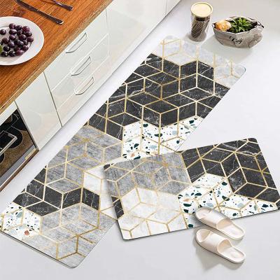 China (CHAKME) Wholesale Price Non-slip Crystal Velvet Smooth Customized and Comfortable Kitchen Floor Mat for Kids Room for sale