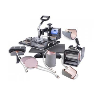 China Easy Operation 8 in 1 Combo Heat Press Sublimation Mug Machine for sale