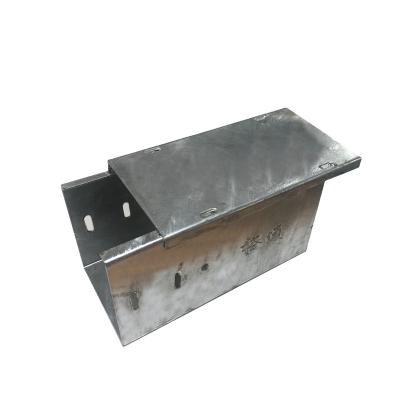 China Cable Tray Standard Size Outdoor With Steel Cover Hot Dipped Galvanized CableTray for sale